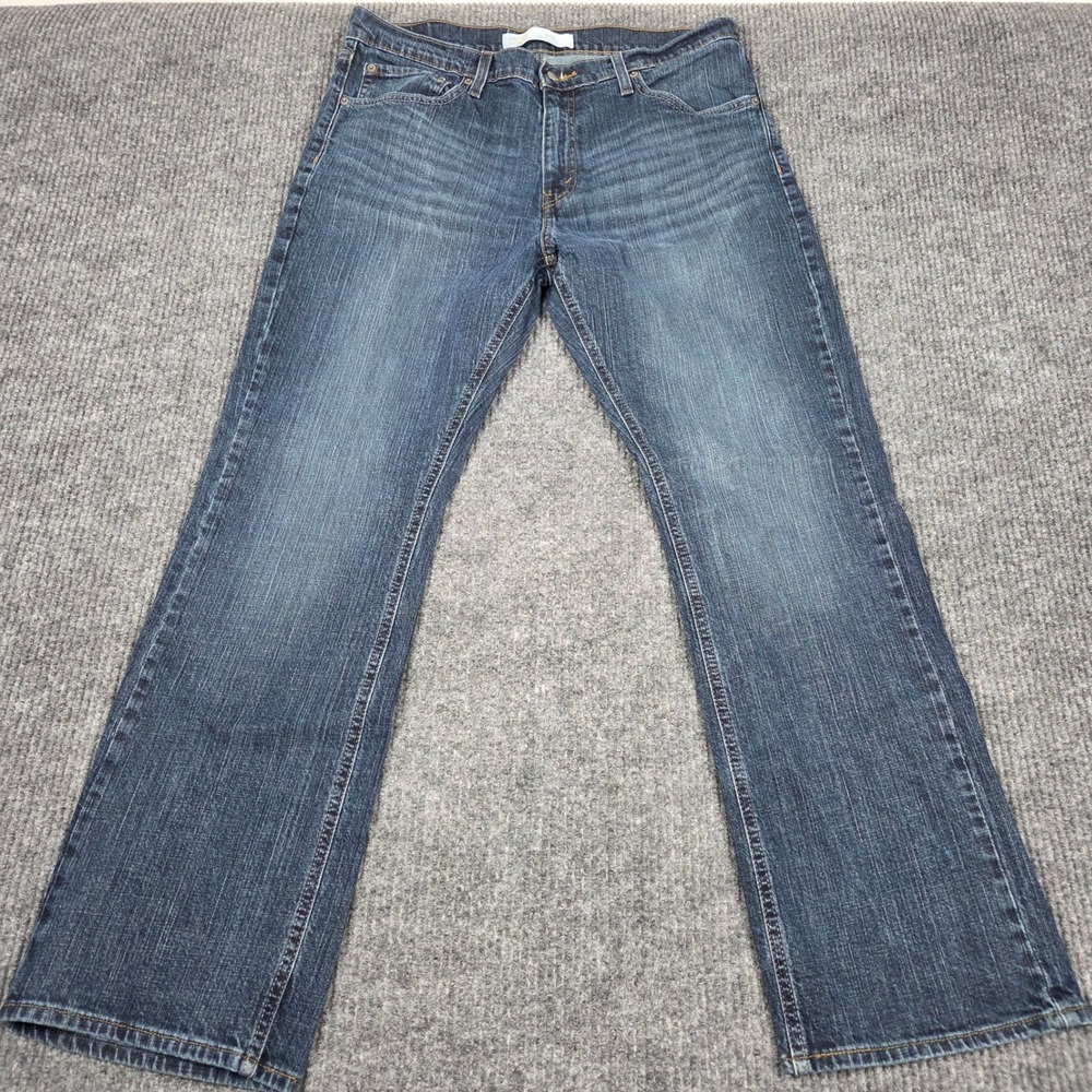 Signature by Levi Strauss Gold Label Mens Bootcut Jeans Blue W36 L32 91353-0000